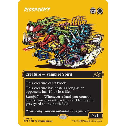 Image for Bloodghast (Borderless) (First-Place Foil) (536) (DFT) - Magic: The Gathering
