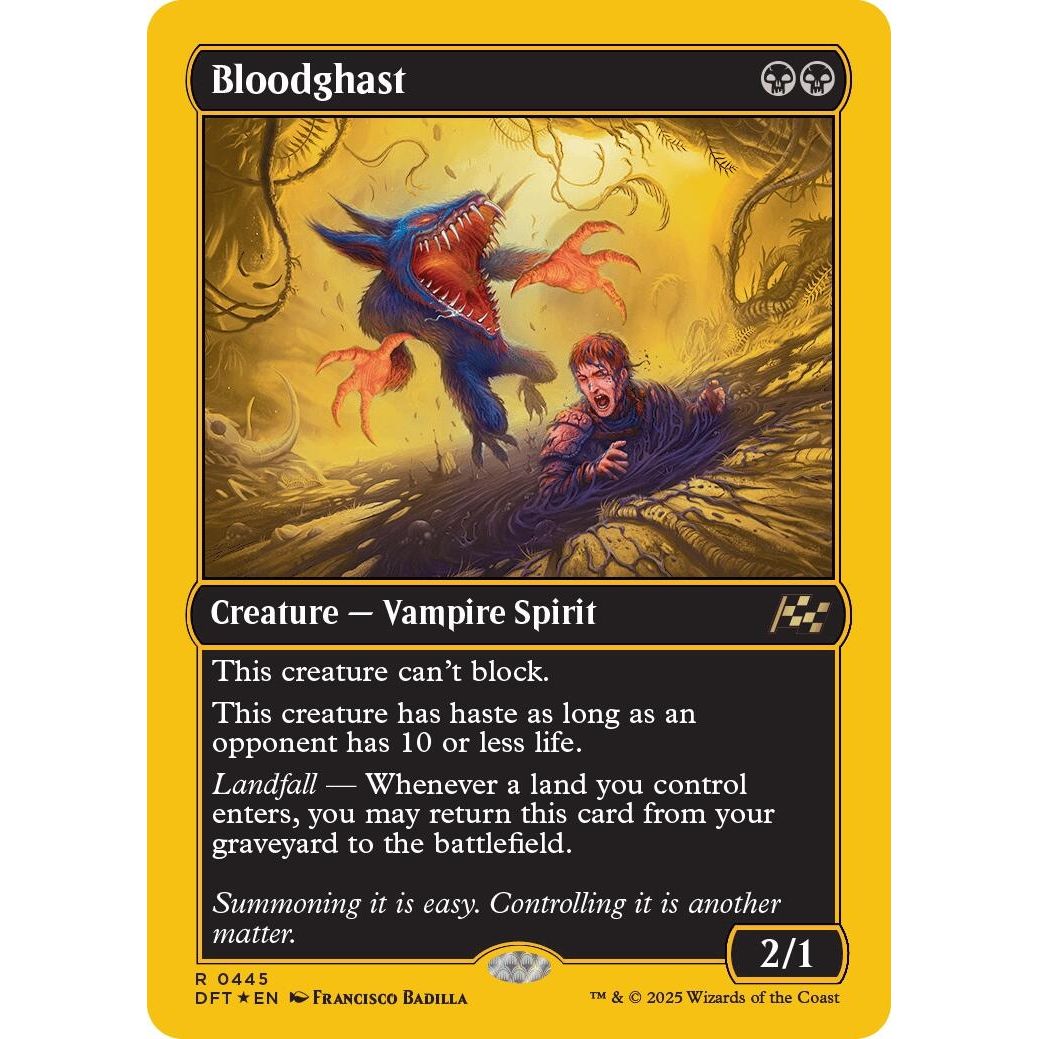 Image for Bloodghast (First-Place Foil) (445) (DFT) - Magic: The Gathering