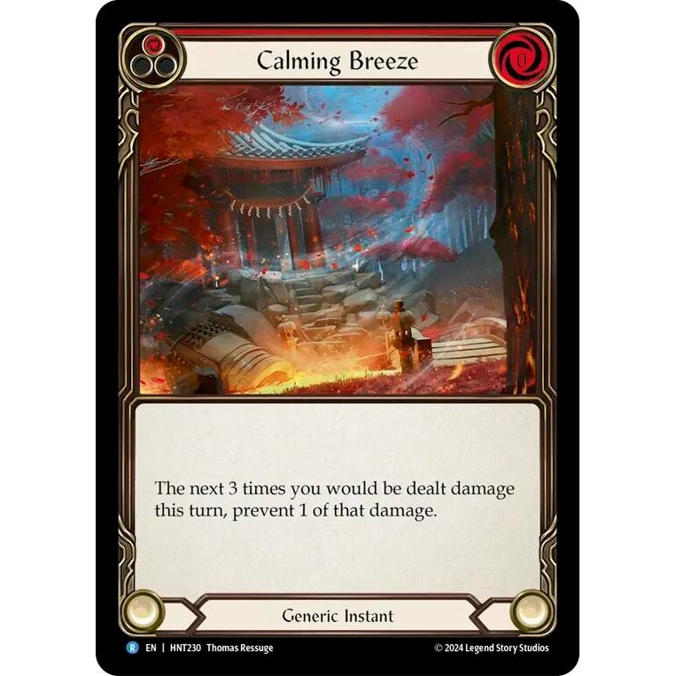 Image for Calming Breeze (HNT230) - Flesh and Blood TCG
