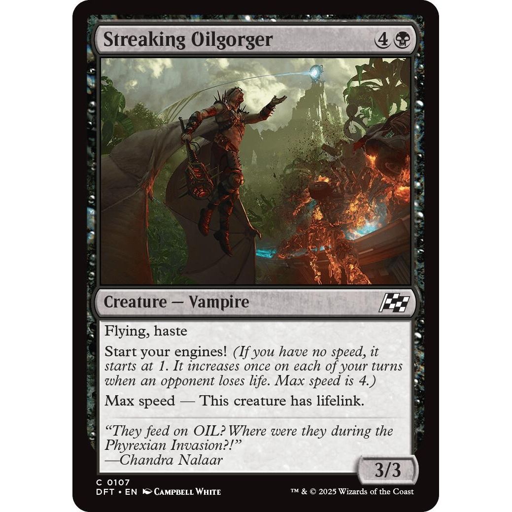 Image for Streaking Oilgorger (107) (DFT) - Magic: The Gathering