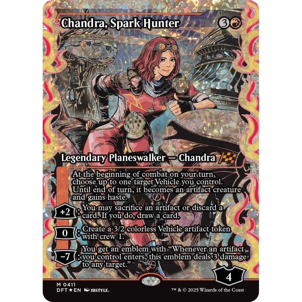 Image for Chandra, Spark Hunter (Showcase) (Fracture Foil) (411) (DFT) - Magic: The Gathering