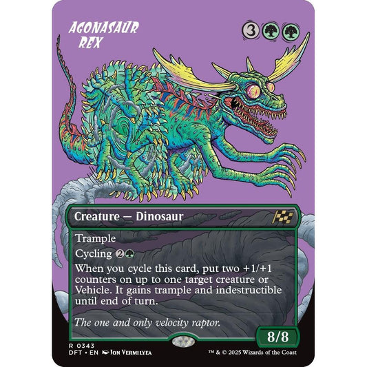 Image for Agonasaur Rex (Borderless) (343) (DFT) - Magic: The Gathering