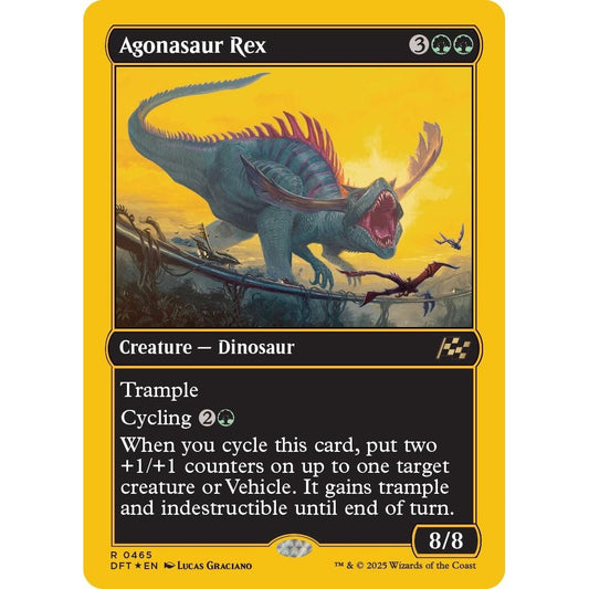 Image for Agonasaur Rex (First-Place Foil) (465) (DFT) - Magic: The Gathering