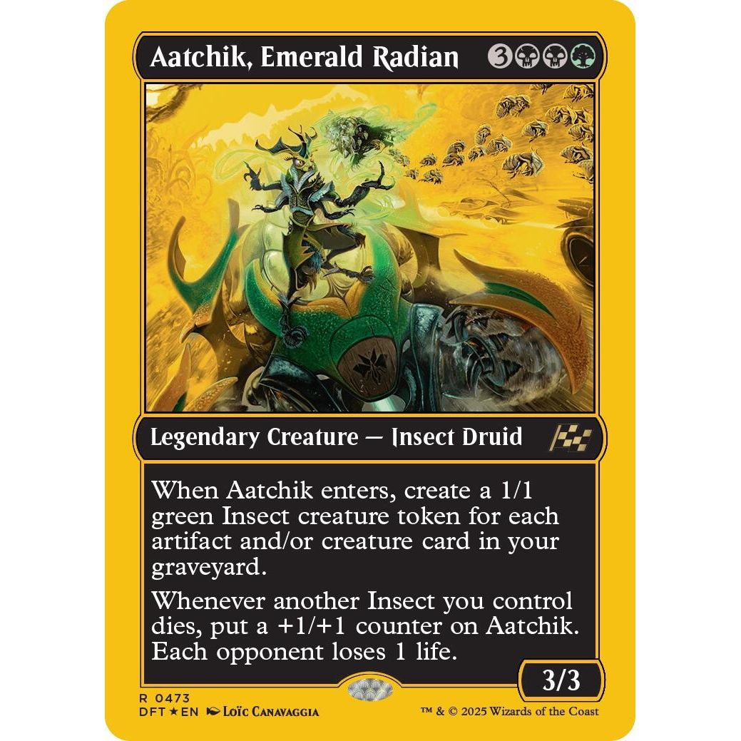 Image for Aatchik, Emerald Radian (First-Place Foil) (473) (DFT) - Magic: The Gathering