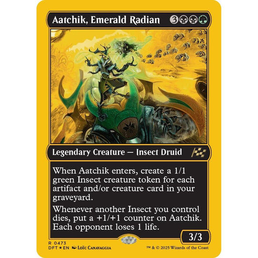Image for Aatchik, Emerald Radian (First-Place Foil) (473) (DFT) - Magic: The Gathering