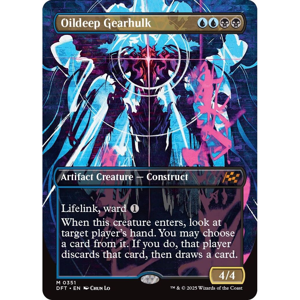 Image for Oildeep Gearhulk (Borderless) (351) (DFT) - Magic: The Gathering