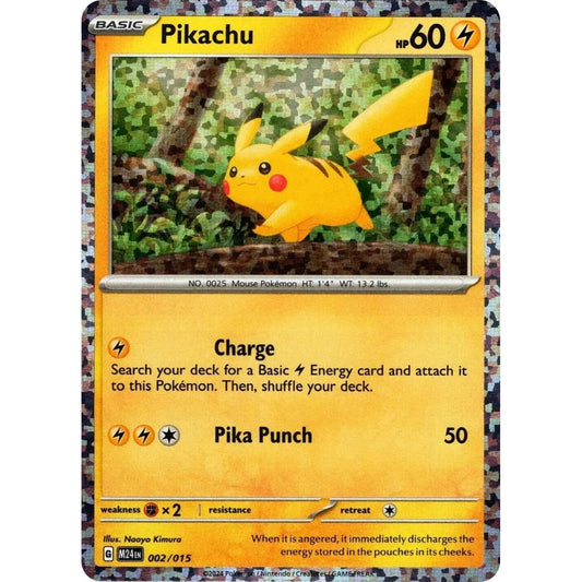 Image for Pikachu (002/015) (M24) - Pokemon
