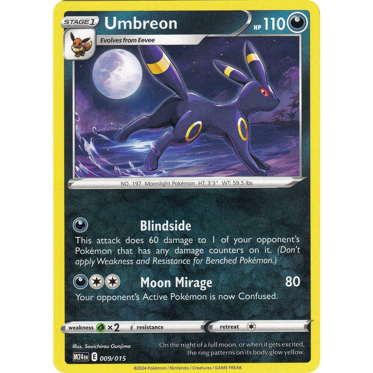 Image for Umbreon (009/015) (M24) - Pokemon
