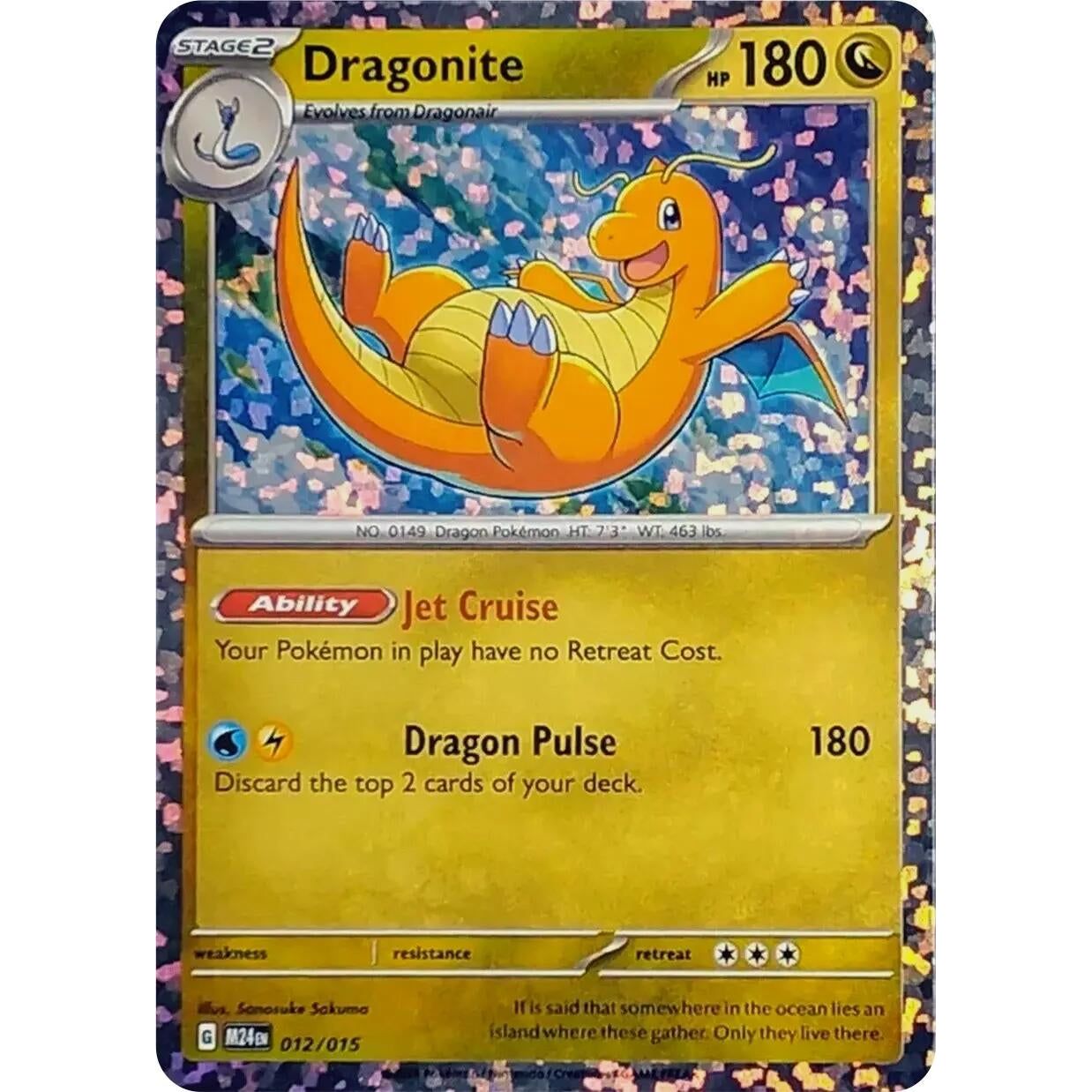 Image for Dragonite (012/015) (M24) - Pokemon