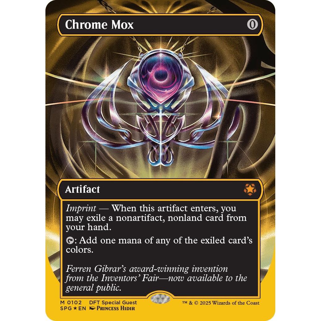 Image for Chrome Mox (Borderless) (First-Place Foil) (102) (SPG) - Magic: The Gathering