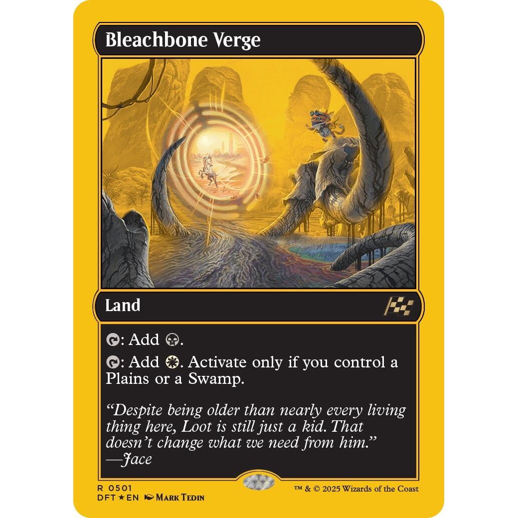 Image for Bleachbone Verge (First-Place Foil) (501) (DFT) - Magic: The Gathering