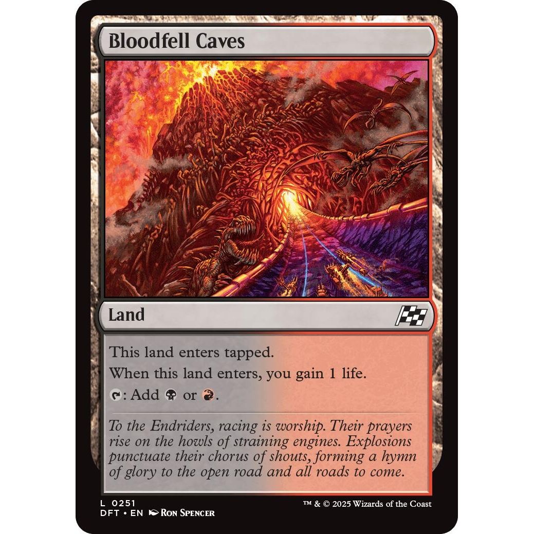 Image for Bloodfell Caves (251) (DFT) - Magic: The Gathering