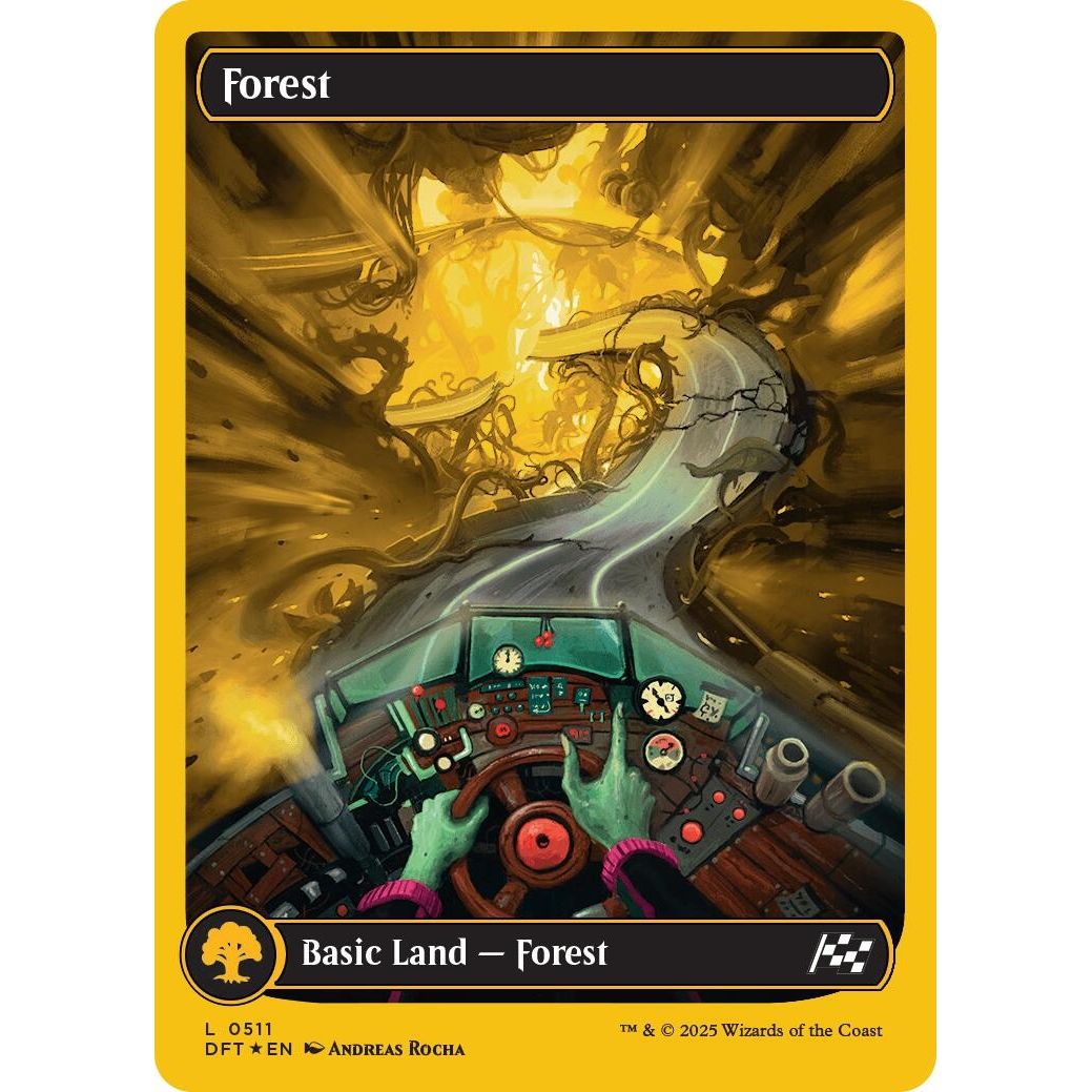 Image for Forest (0511) (First-Place Foil) (511) (DFT) - Magic: The Gathering
