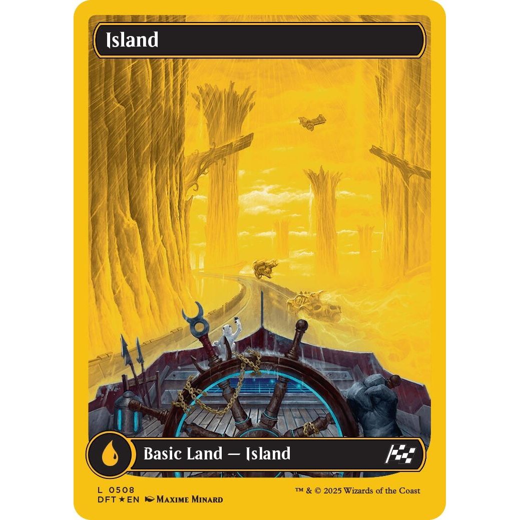 Image for Island (0508) (First-Place Foil) (508) (DFT) - Magic: The Gathering