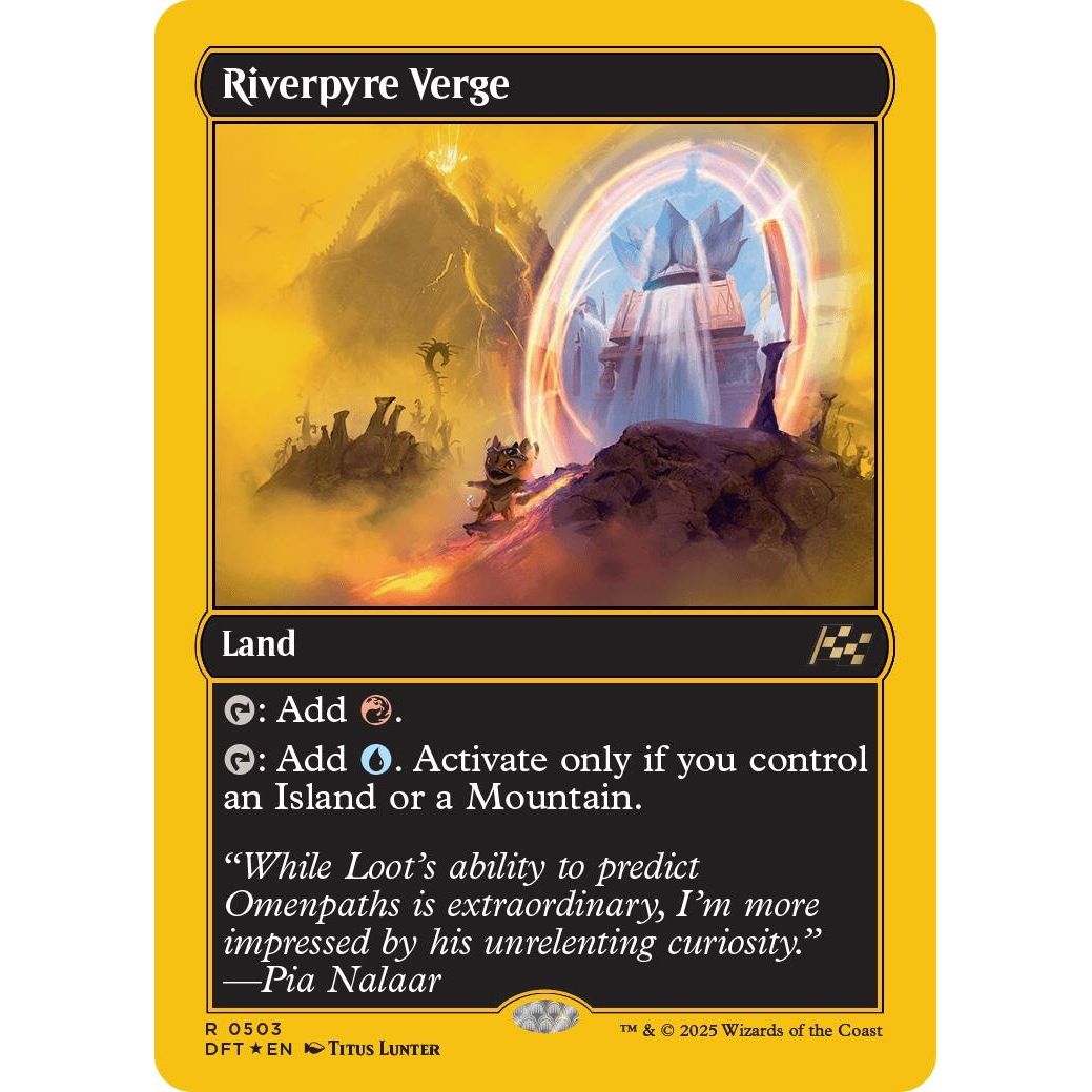 Image for Riverpyre Verge (First-Place Foil) (503) (DFT) - Magic: The Gathering