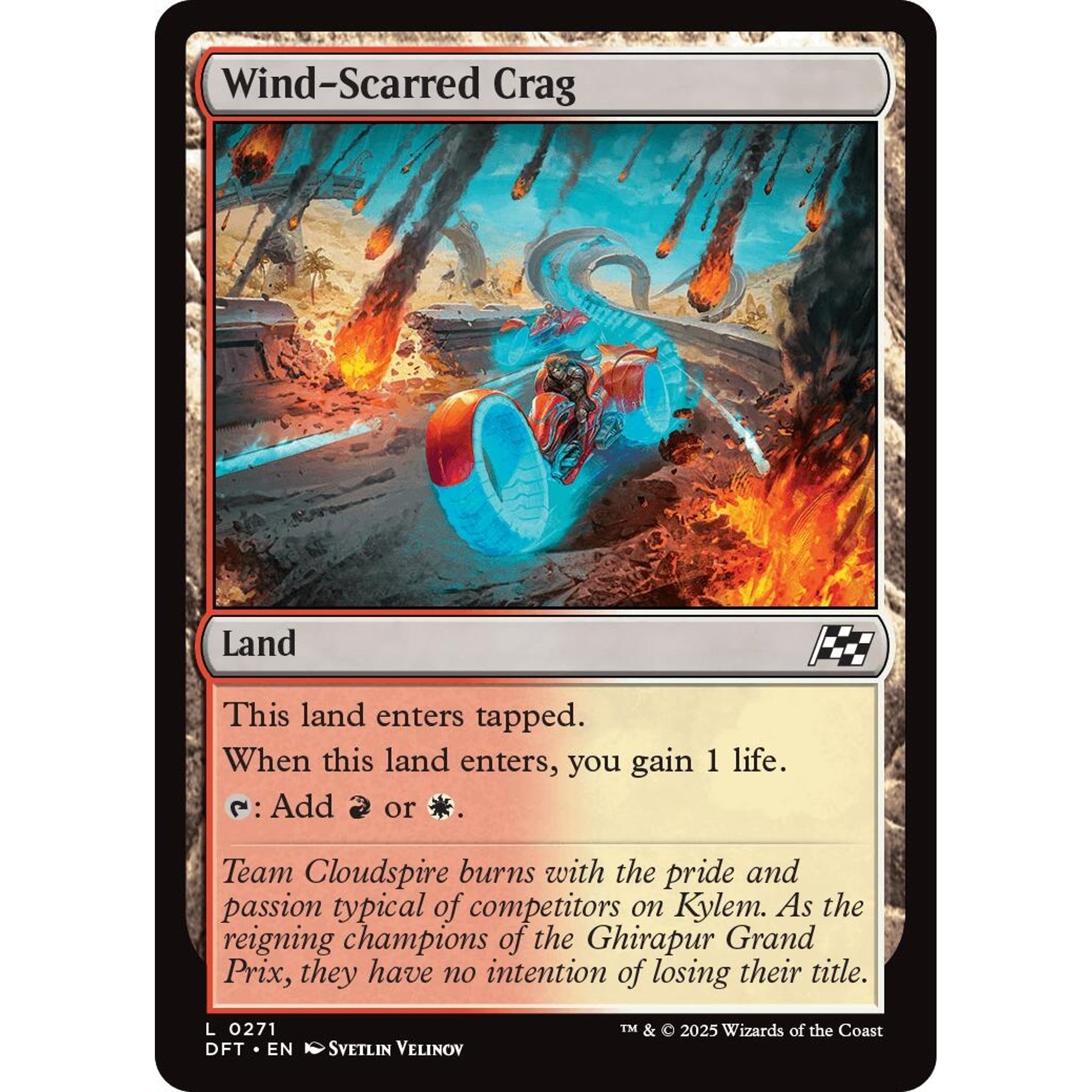 Image for Wind-Scarred Crag (271) - Magic: The Gathering
