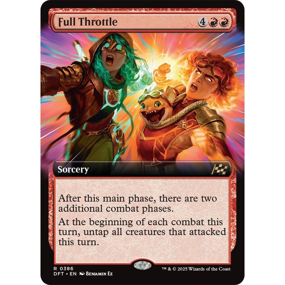 Image for Full Throttle (Extended Art) (386) (DFT) - Magic: The Gathering