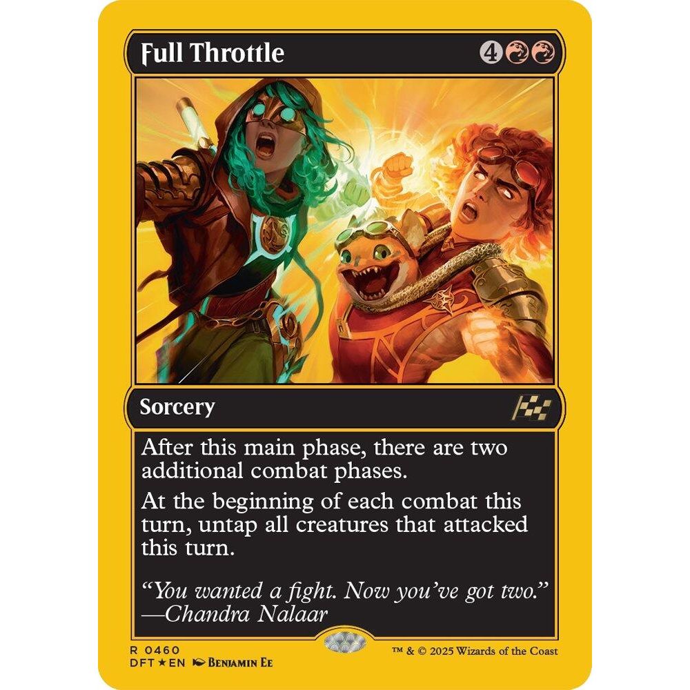 Image for Full Throttle (First-Place Foil) (460) (DFT) - Magic: The Gathering
