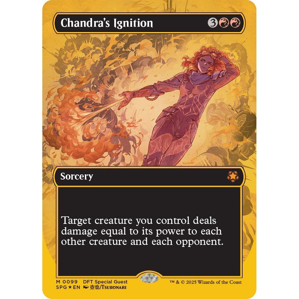 Image for Chandra's Ignition (Borderless) (First-Place Foil) (99) (SPG) - Magic: The Gathering