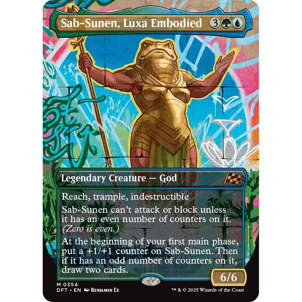 Image for Sab-Sunen, Luxa Embodied (Borderless) (354) (DFT) - Magic: The Gathering