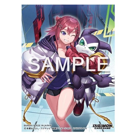 Image for Digimon Card Game Official Sleeves - Digimon Yuuki and Impmon Card Sleeves 2025 (60-Pack) - Card Sleeves