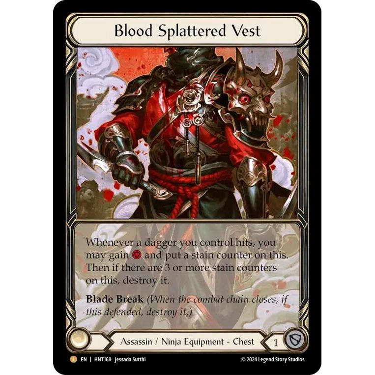 Image for Blood Splattered Vest (Extended Art) (HNT168) - Flesh and Blood TCG