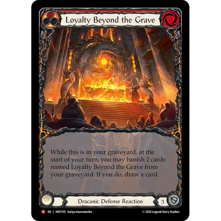 Image for Loyalty Beyond the Grave (Extended Art) (HNT150) - Flesh and Blood TCG