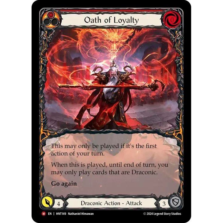 Image for Oath of Loyalty (Extended Art) (HNT149) - Flesh and Blood TCG
