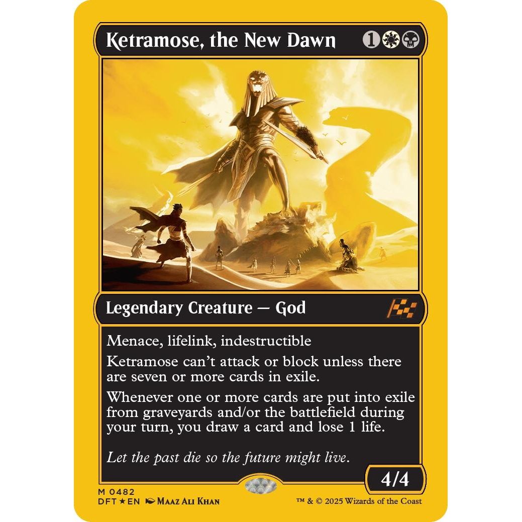 Image for Ketramose, the New Dawn (First-Place Foil) (482) (DFT) - Magic: The Gathering
