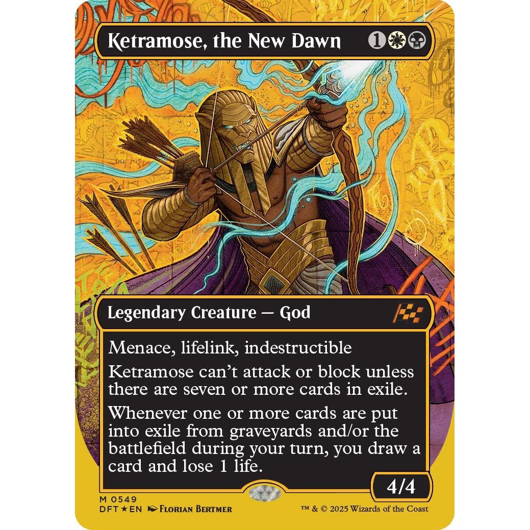 Image for Ketramose, the New Dawn (Borderless) (First-Place Foil) (549) (DFT) - Magic: The Gathering