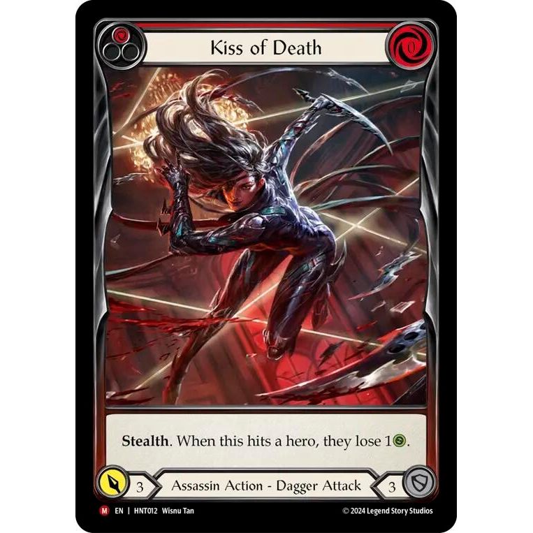 Image for Kiss of Death (Extended Art) (HNT012) - Flesh and Blood TCG