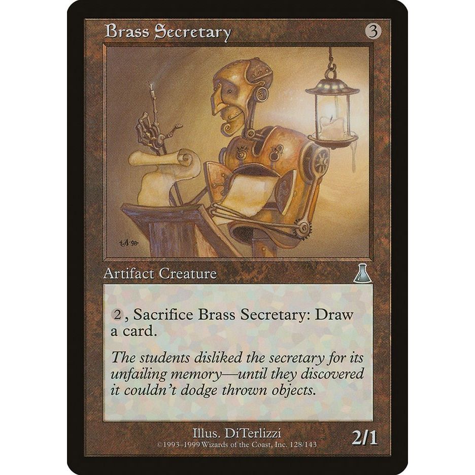 Image for Brass Secretary (128) (UDS) - Magic: The Gathering