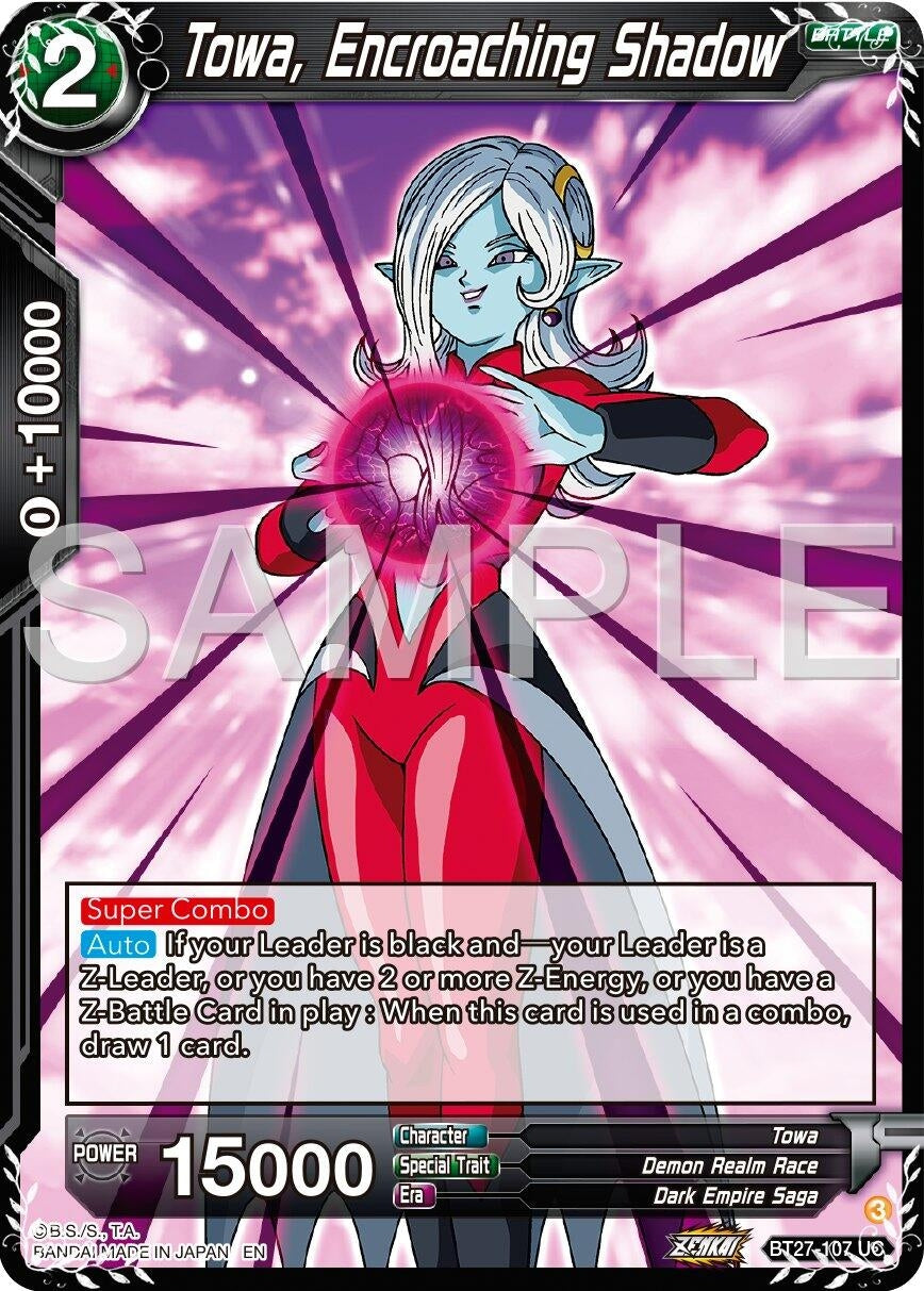 Image for Towa, Encroaching Shadow (BT27-107) (BT27) - Dragon Ball Super: Masters