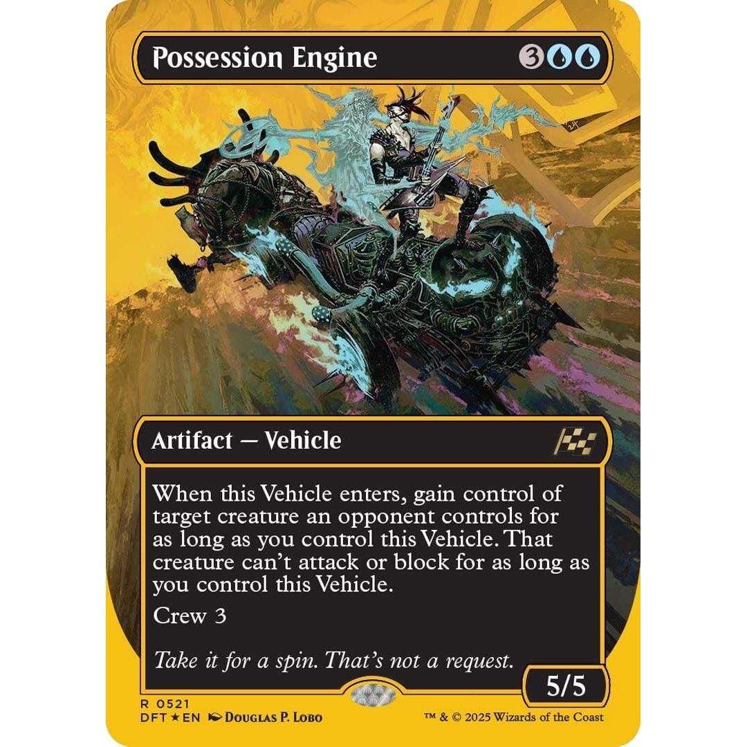 Image for Possession Engine (Borderless) (First-Place Foil) (521) (DFT) - Magic: The Gathering