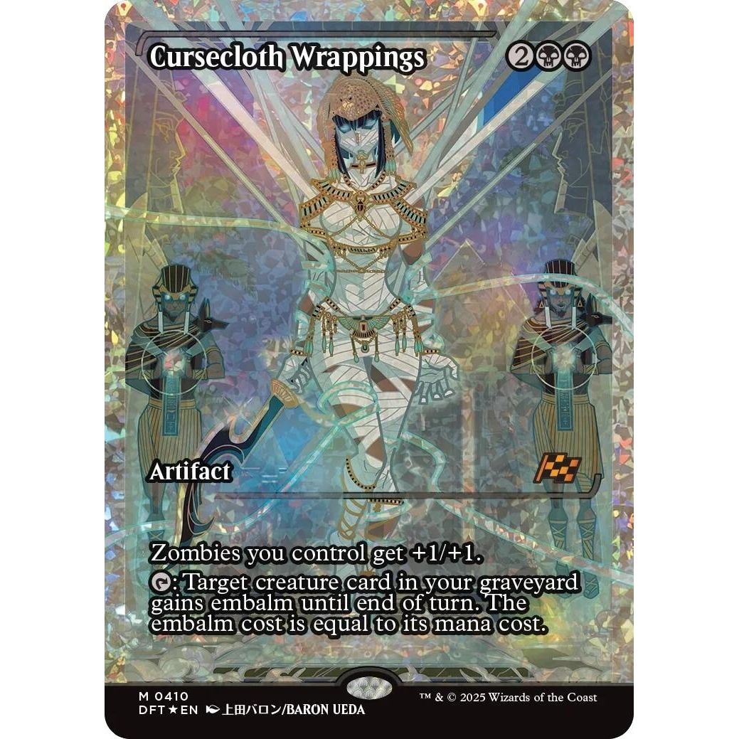 Image for Cursecloth Wrappings (Showcase) (Fracture Foil) (410) (DFT) - Magic: The Gathering