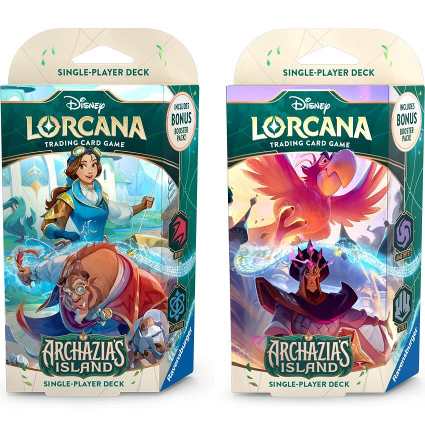 Image for Disney Lorcana: Archazia's Island Starter Deck [Set of 2] - Disney Lorcana
