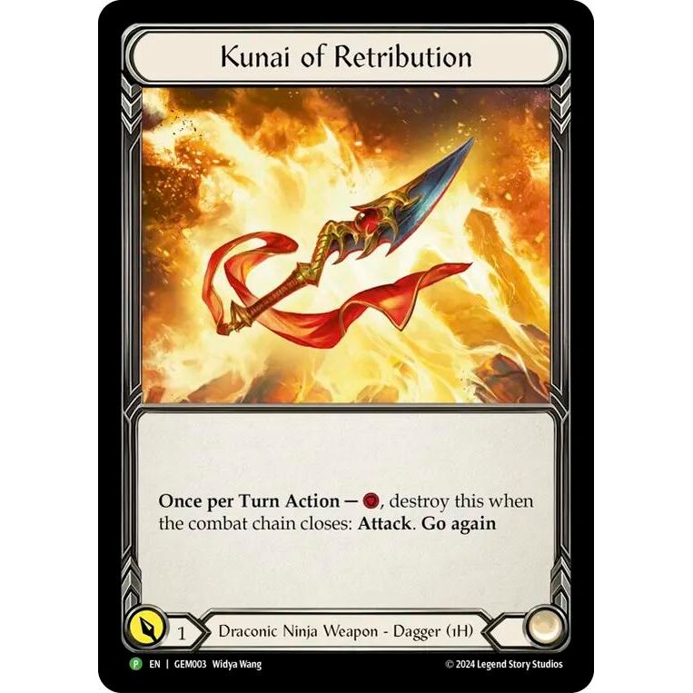 Image for Kunai of Retribution - GEM003 (GEM003) (GEM) - Flesh and Blood TCG