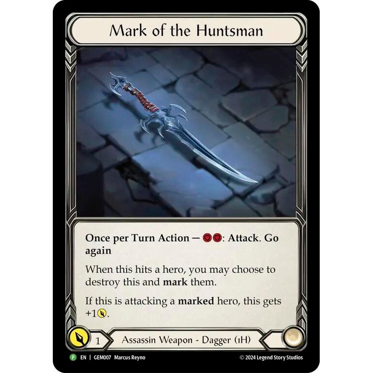 Image for Mark of the Huntsman - GEM007 (GEM007) (GEM) - Flesh and Blood TCG