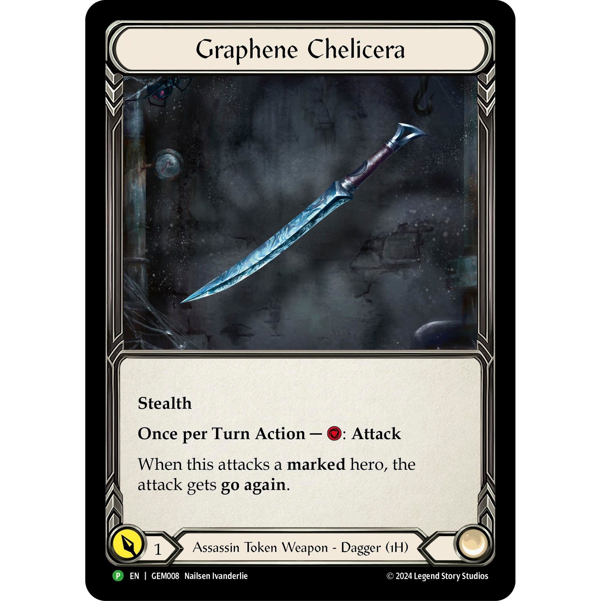 Image for Graphene Chelicera - GEM008 (GEM008) (GEM) - Flesh and Blood TCG