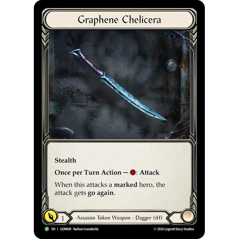 Image for Graphene Chelicera - GEM009 (GEM009) (GEM) - Flesh and Blood TCG