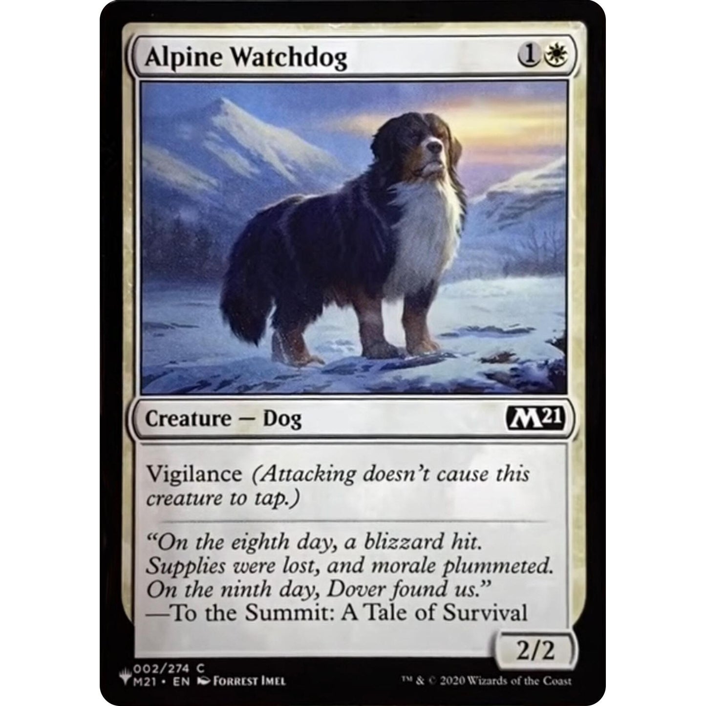 Image for Alpine Watchdog (002/274) (LIST) - Magic: The Gathering