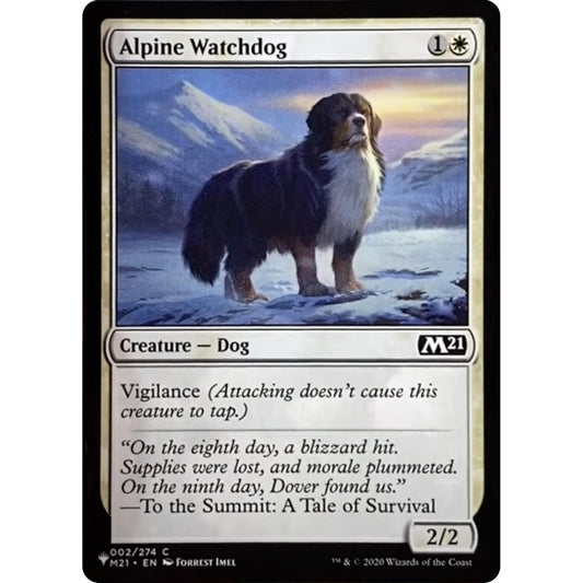 Image for Alpine Watchdog (002/274) (LIST) - Magic: The Gathering