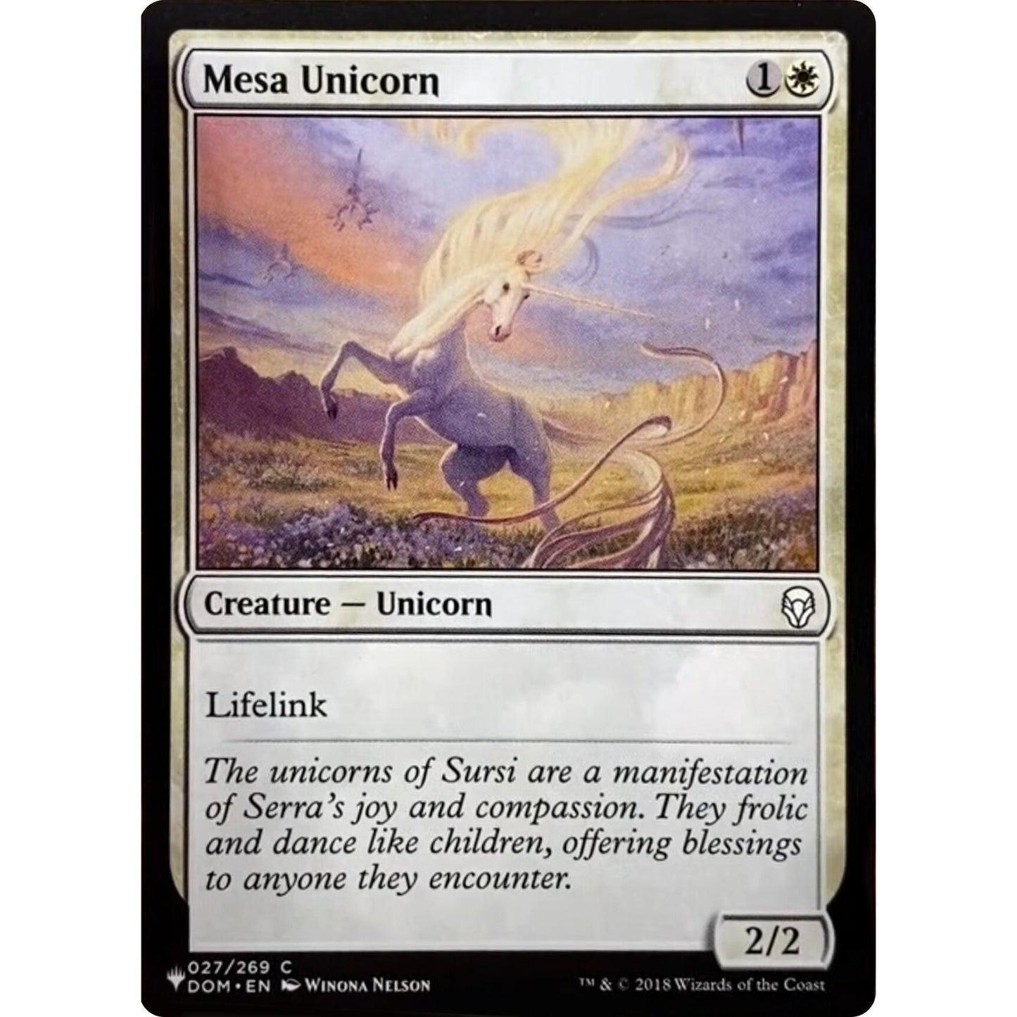 Image for Mesa Unicorn (027/269) (LIST) - Magic: The Gathering