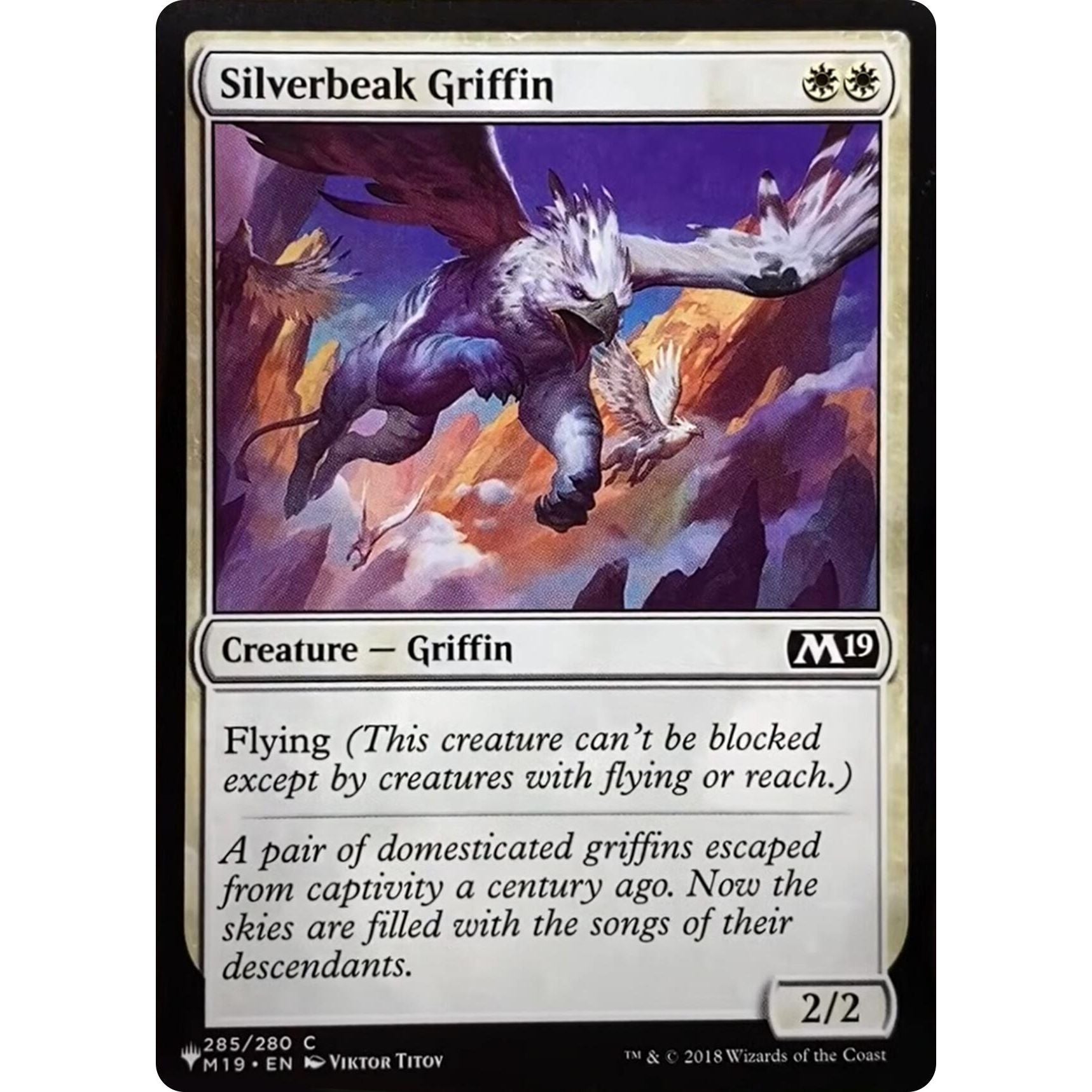 Image for Silverbeak Griffin (285/280) (LIST) - Magic: The Gathering
