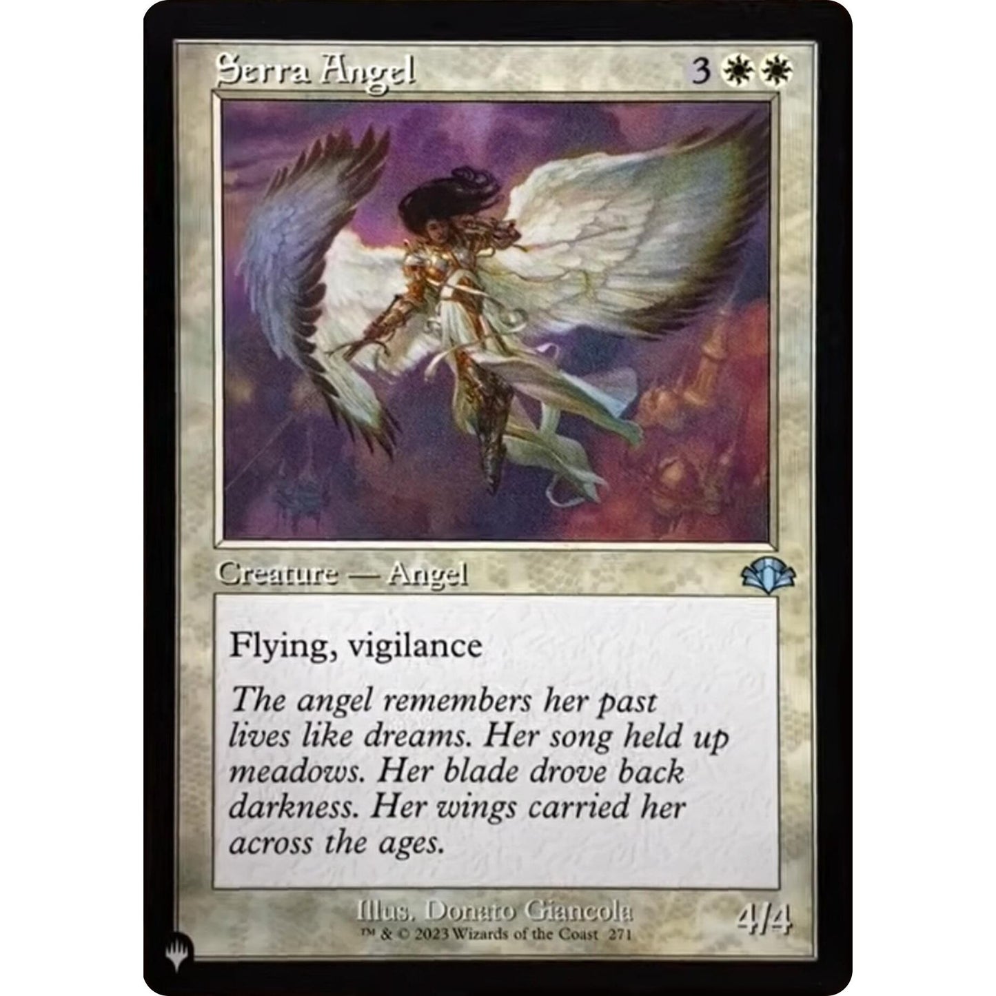 Image for Serra Angel (Retro Frame) (271/261) (LIST) - Magic: The Gathering