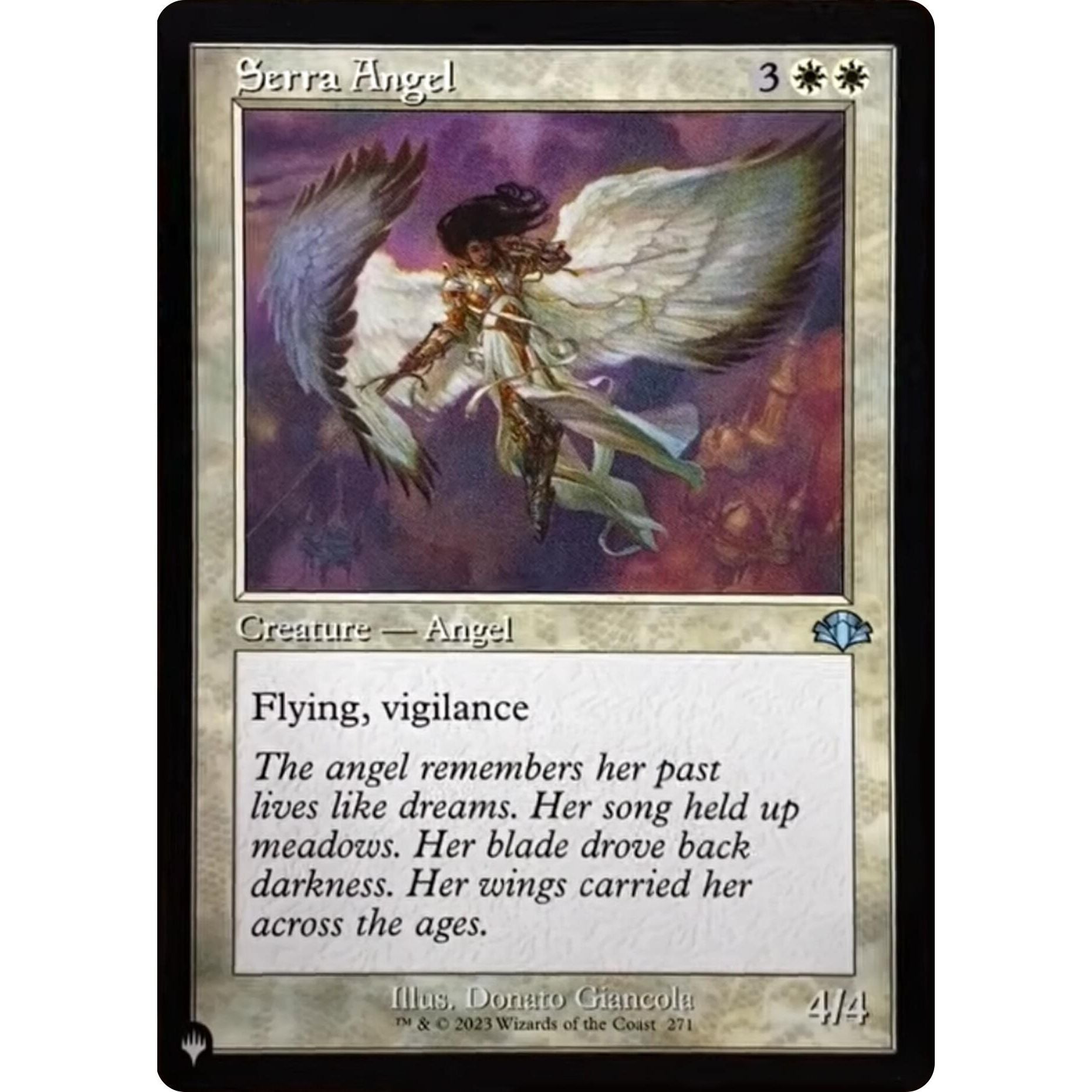 Image for Serra Angel (Retro Frame) (271/261) (LIST) - Magic: The Gathering