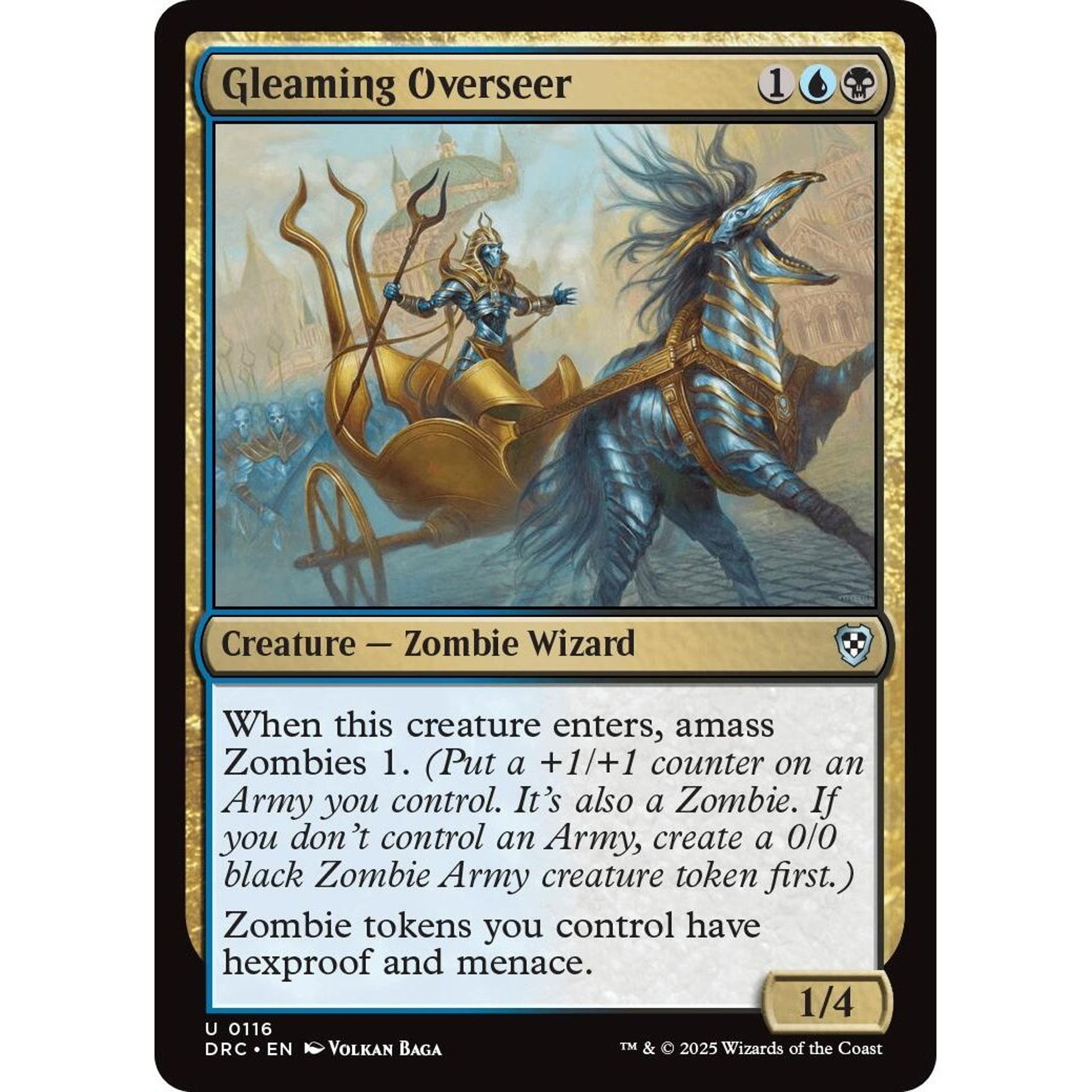 Image for Gleaming Overseer (116) (DRC) - Magic: The Gathering