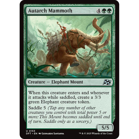 Image for Autarch Mammoth (153) (DFT) - Magic: The Gathering