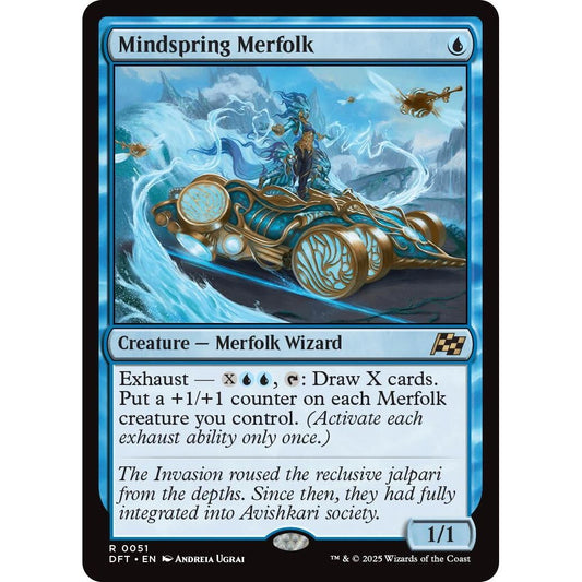 Image for Mindspring Merfolk (51) (DFT) - Magic: The Gathering