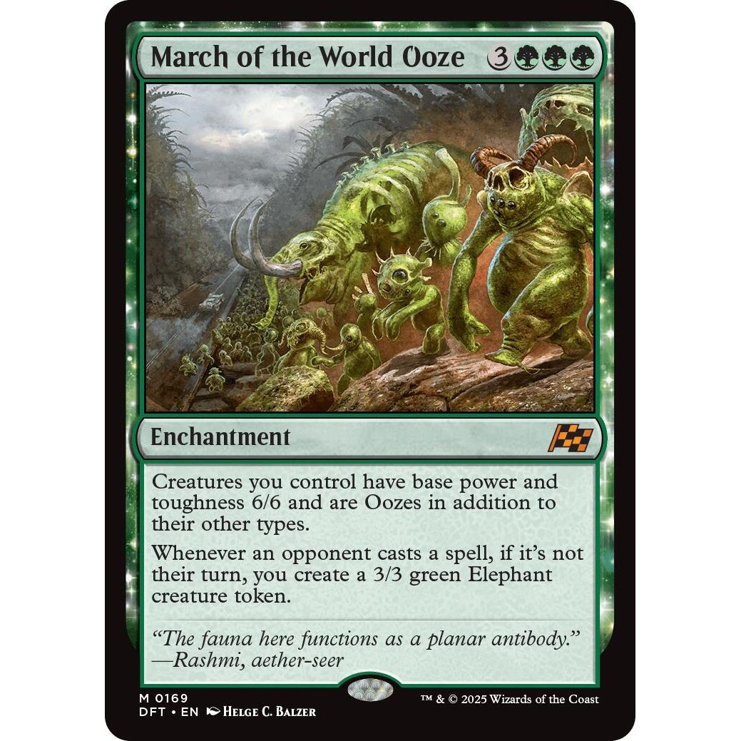 Image for March of the World Ooze (169) (DFT) - Magic: The Gathering